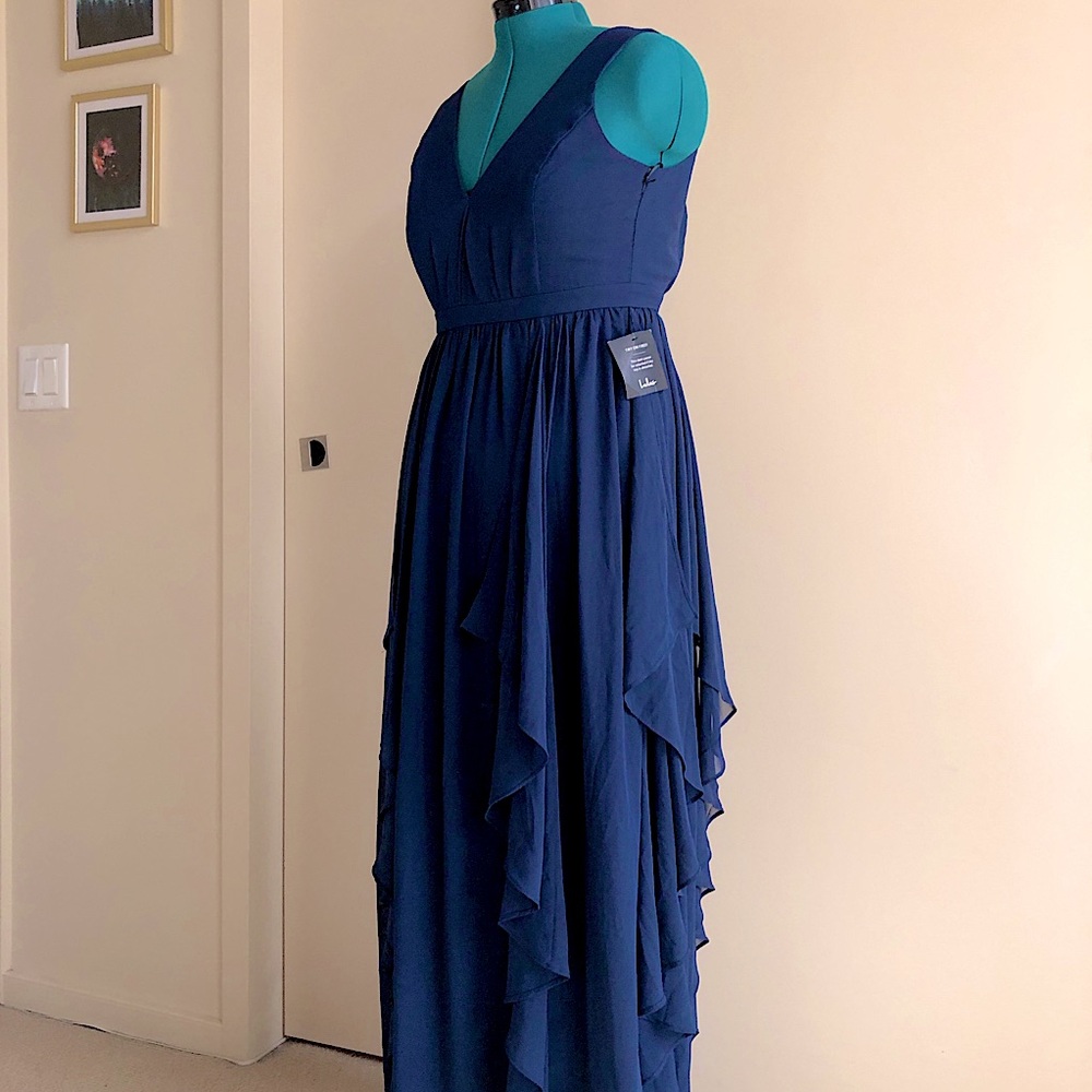 Lulu’s Navy Blue maxi dress/gown